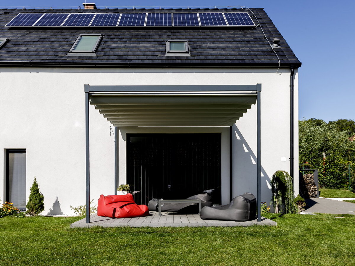 rodinný dom s fotovoltaikou